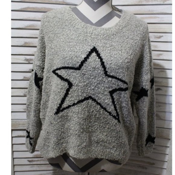 Up&Down Sweaters - Up&Down star sweater(652)